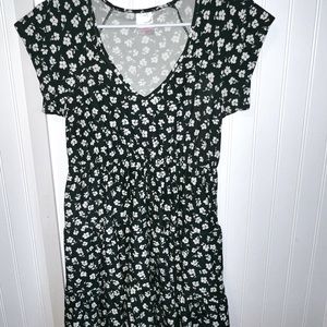 Green Dress w/ White Flowers